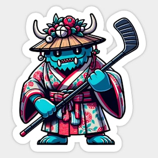 Ice hockey monster Sticker